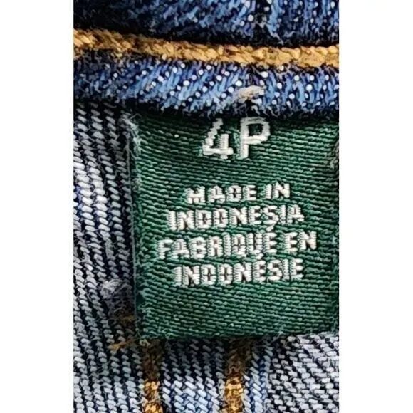 Ralph Lauren Classic Straight Leg Jeans Women's Denim‎ Blue Casual Pants - Image 5