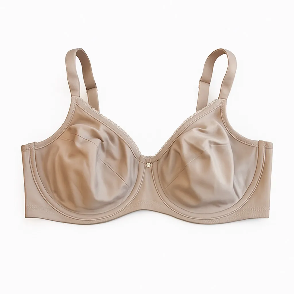 Wacoal Nude Full Coverage Underwire Bra 855192 Smooth Support Comfort Size 44C - Image 3