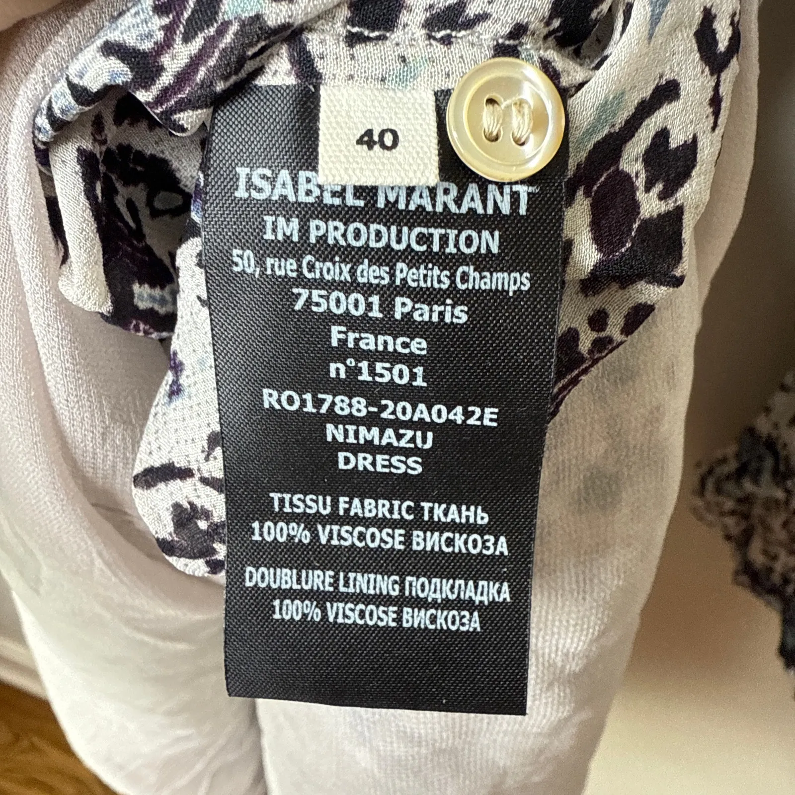 NEW NWT Isabel Marant Étoile Nimazu Asymmetric Chiffon Mini Dress Size 40‎ US 8 - Image 10