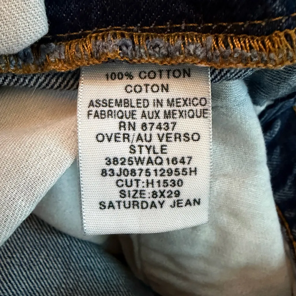 Vintage Polo Jeans Company Saturday Jeans 90s Ralph Lauren Hi Rise Straight 8 - Image 4