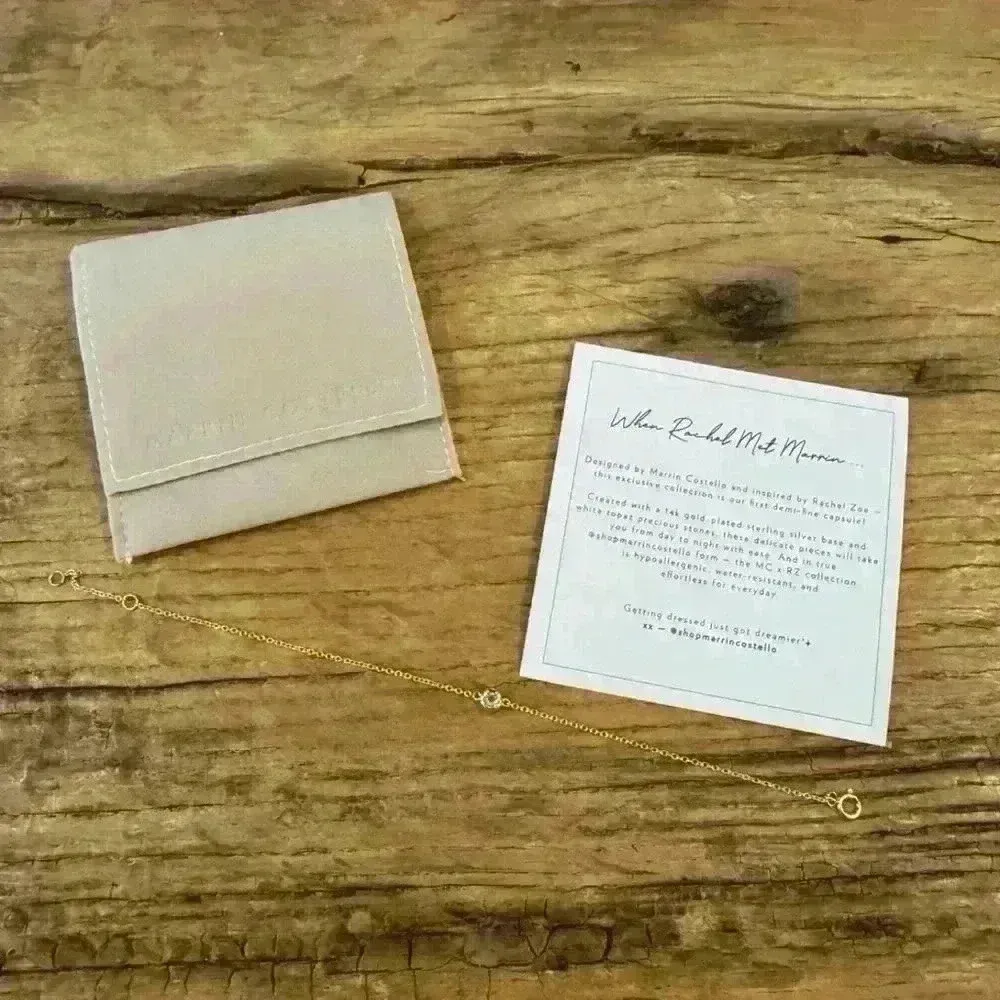 MARRIN COSTELLO Curateur Gold Plated 925 Sterling Silver w/Topaz Bracelet ~ NEW! - Image 6