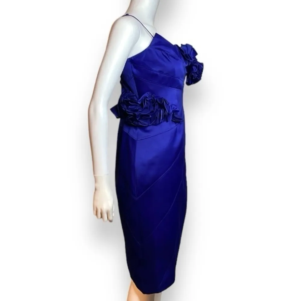 KAREN MILLEN Women’s Couture Floral Formal Event Prom Dress Size 8 (Fit 4/6) - Image 5