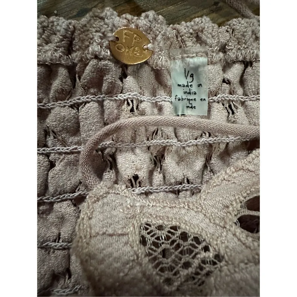 Free People Adella Cami in Dusty Mauve NWT Sz L - Image 5