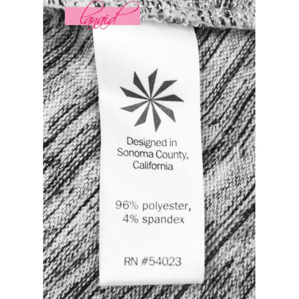 Blissful Sharkbite Sweatshirt Grey Heather Zippers High-Low Edgy Sweater - Image 8