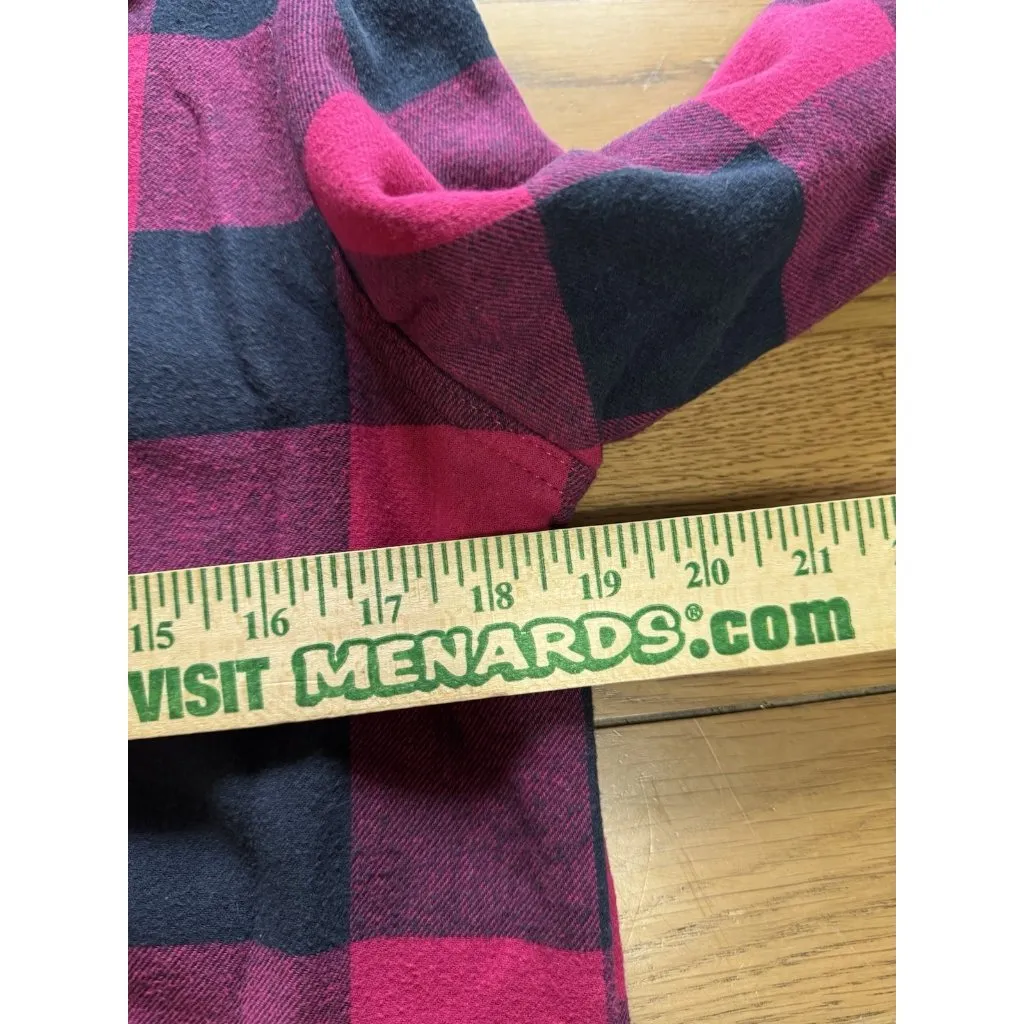 Orvis Women Size Small Button Down Flannel‎ Jacket Cotton Plaid Country Outdoor - Image 5