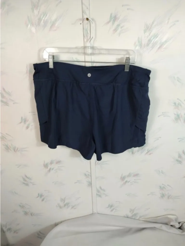 Avia  Navy Blue Athletic Shorts - Image 4