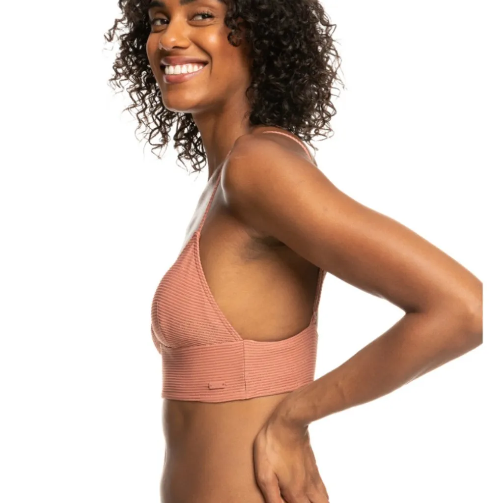 Roxy Coconut Crew Tank Cedarwood Color Bikini Top NWT - Image 3