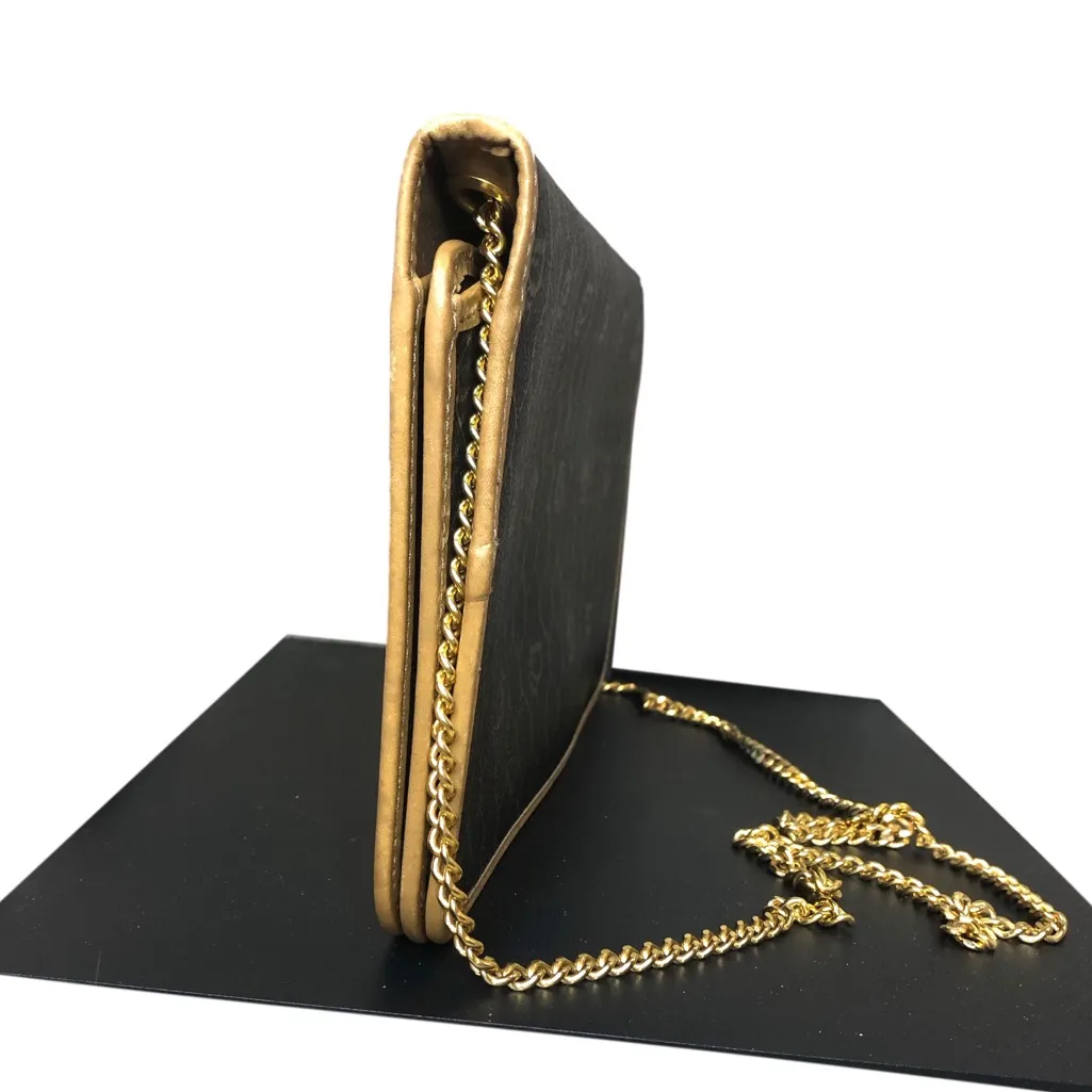 Vintage Christian DIOR Black Honeycomb Dior Logo Shoulder Bag Clutch Authentic - Image 4