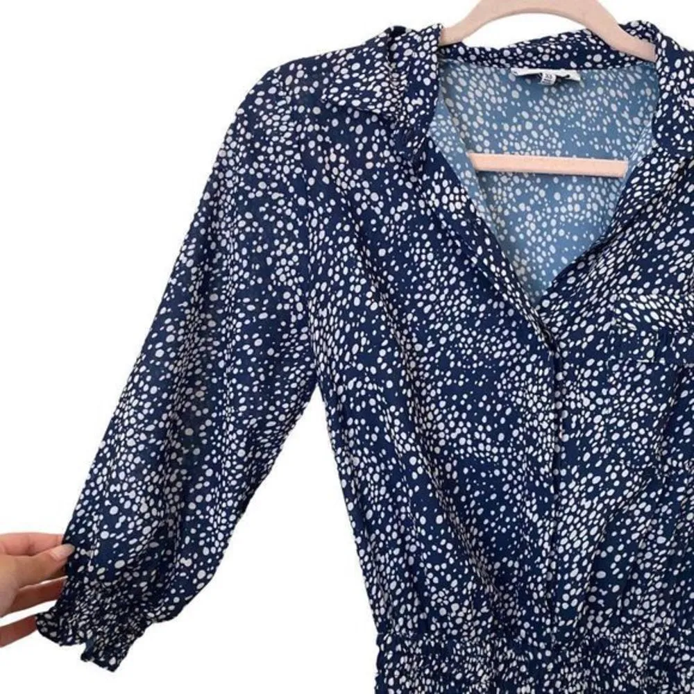 Waverly Grey Liberant Tiered Dress‎ Blue Size XS - Image 5