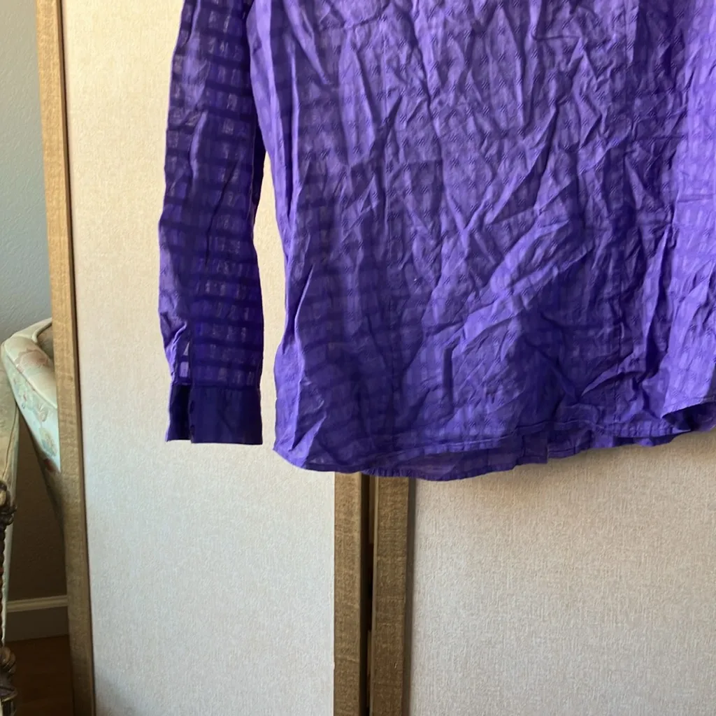 FINAL MARKDOWN Ladies Coldwater Creek Rich Purple Top medium - Image 7