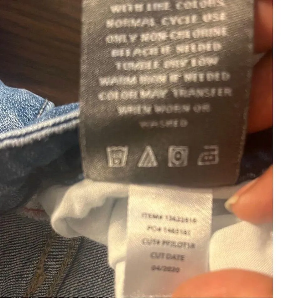 Boyfriend Straight Vintage Stretch Mid-Rise Distressed Jeans Plus Size 22 - Image 8