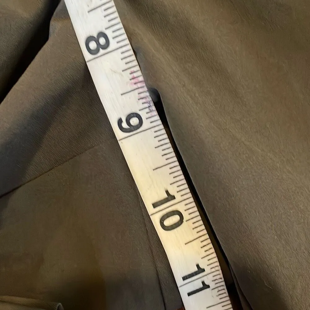 Athleta skyline paperbag olive green pant size 2 - Image 7