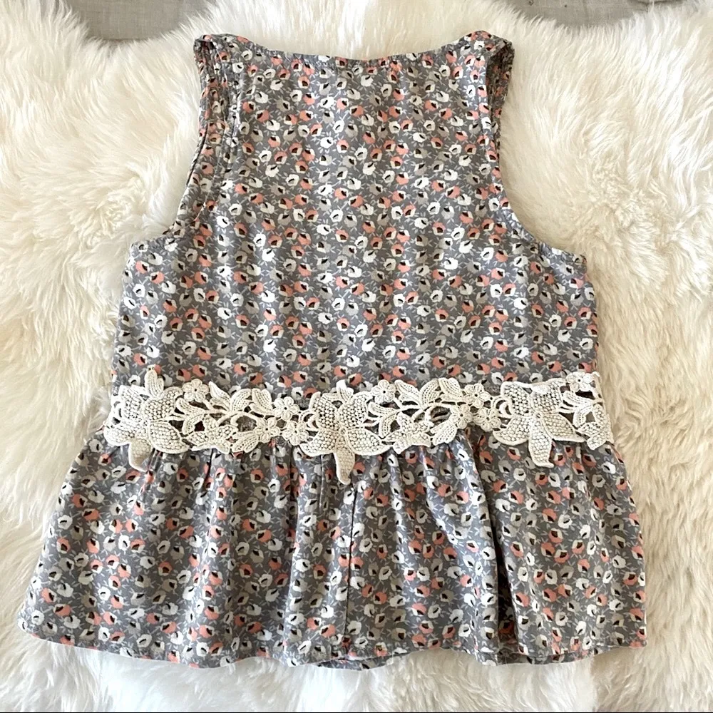 Delia*s Flowered Crop Tank Top - Image 5