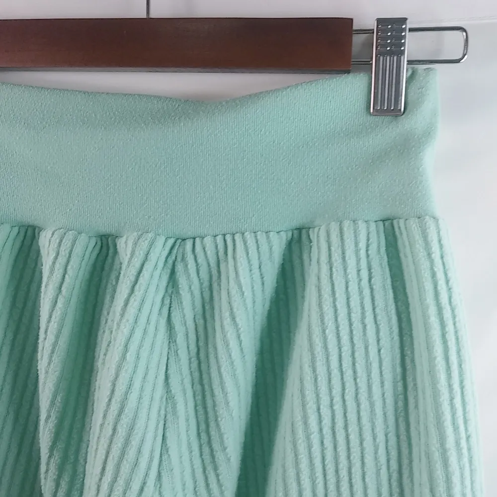 Gitano M Mint Green Ribbed Terry Lounge Pants Size M - Image 2