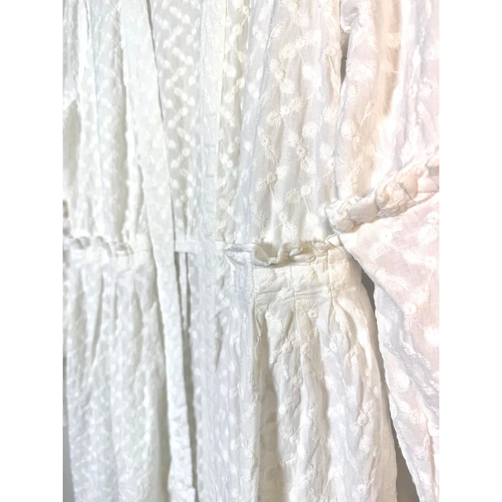 Antonio Melani x Born On Fifth Island Harbor White  Swim Cover Up M No Belt - Image 4