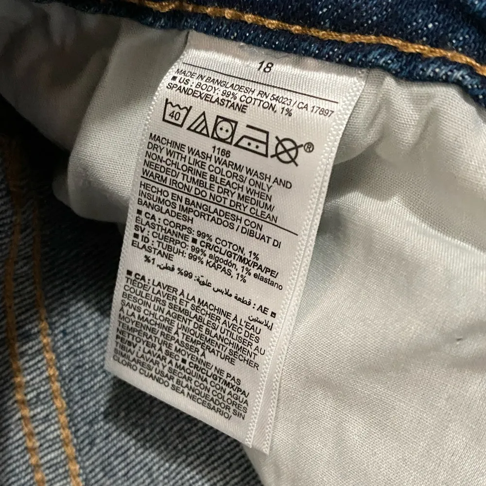 NWT  Midi Denim Skirt Higher High Rise - Secret Slim Pockets - Size 18 - Image 8
