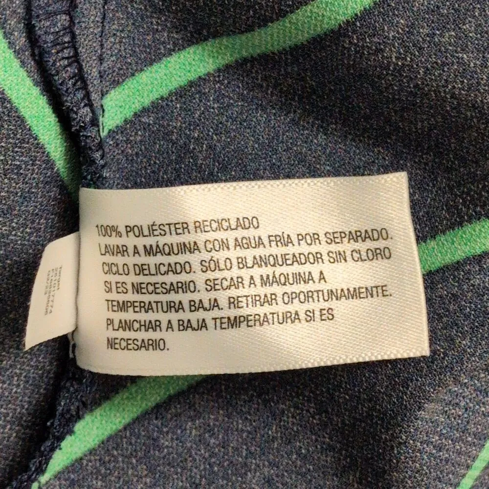 NWT Rowing Blazers X Target Navy Lime Green Striped Sleeveless Maxi Dress Size S Blue - Image 9