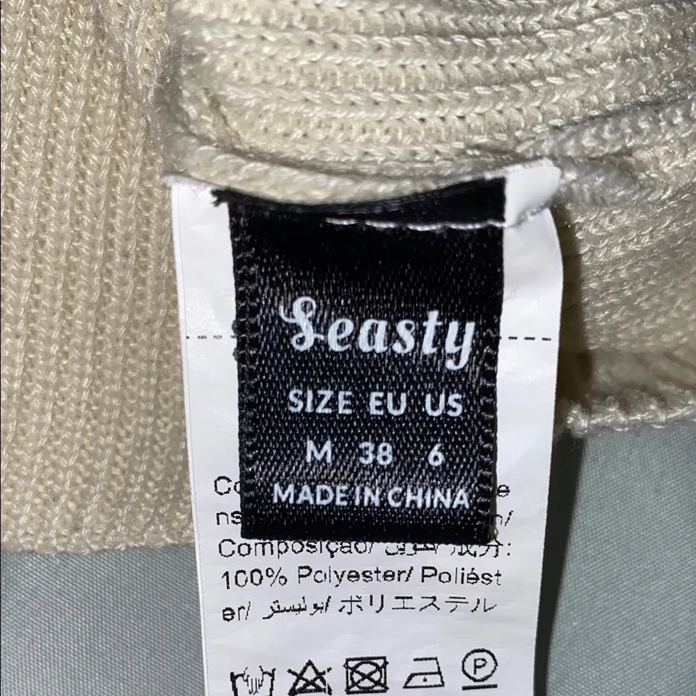 Cream Knotted Tube Top Tan Size M - Image 2