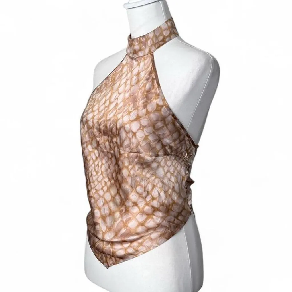 Vintage Victoria’s Secret Silk Halter Top - Image 3