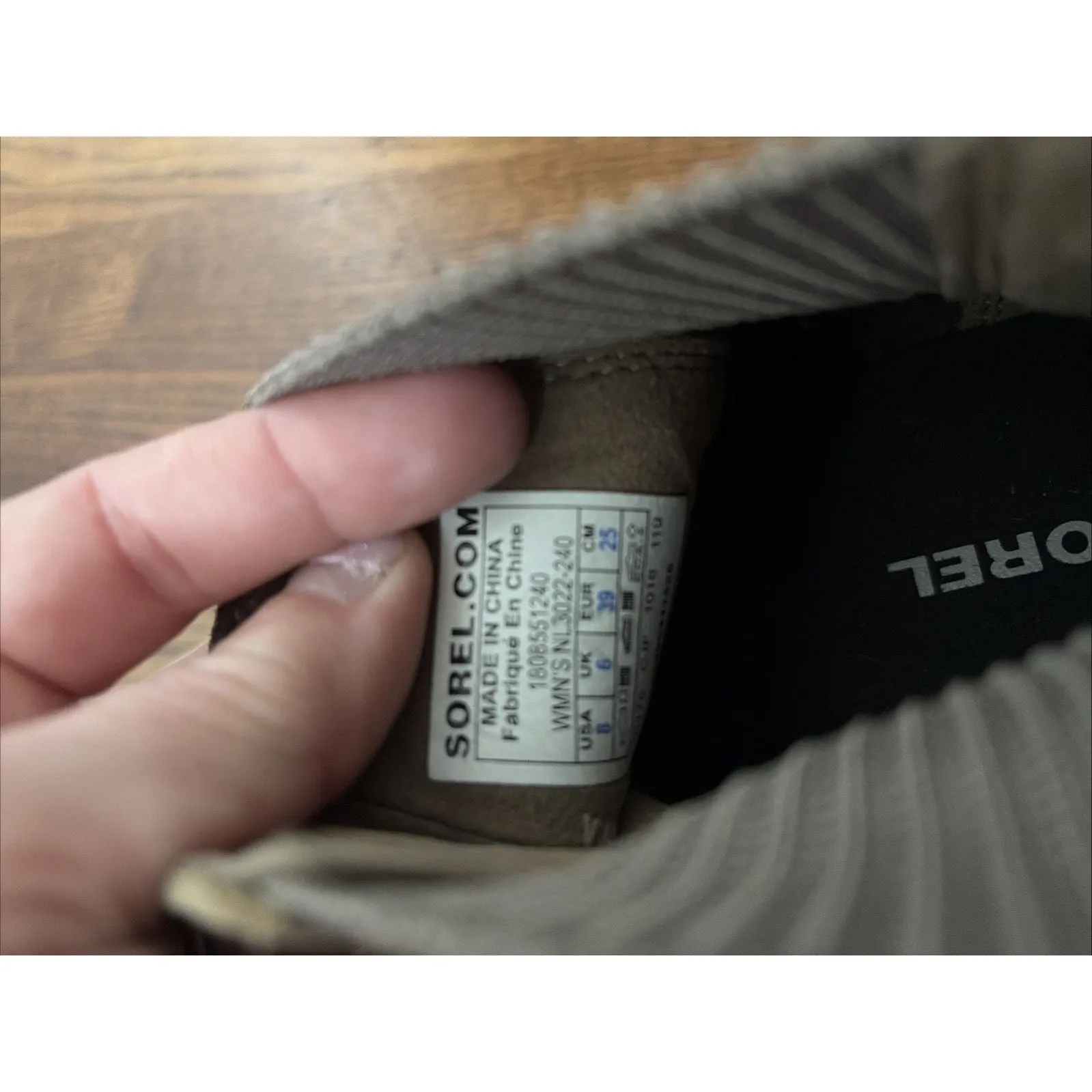 Sorel Boots Women’s Size 8 Joan of Arctic Wedge II Chelsea  Leather - Image 7