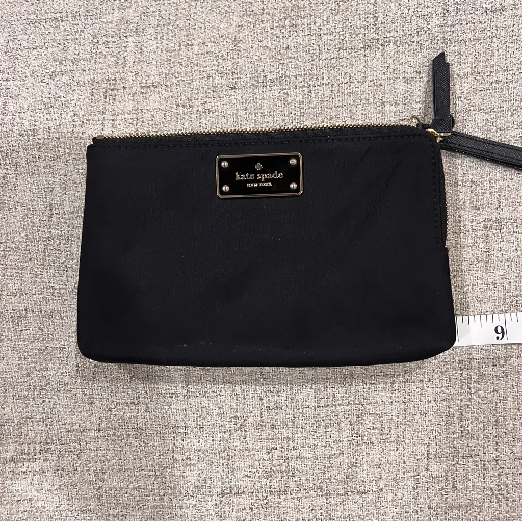 Kate Spade wristlet double pouchette black - Image 7