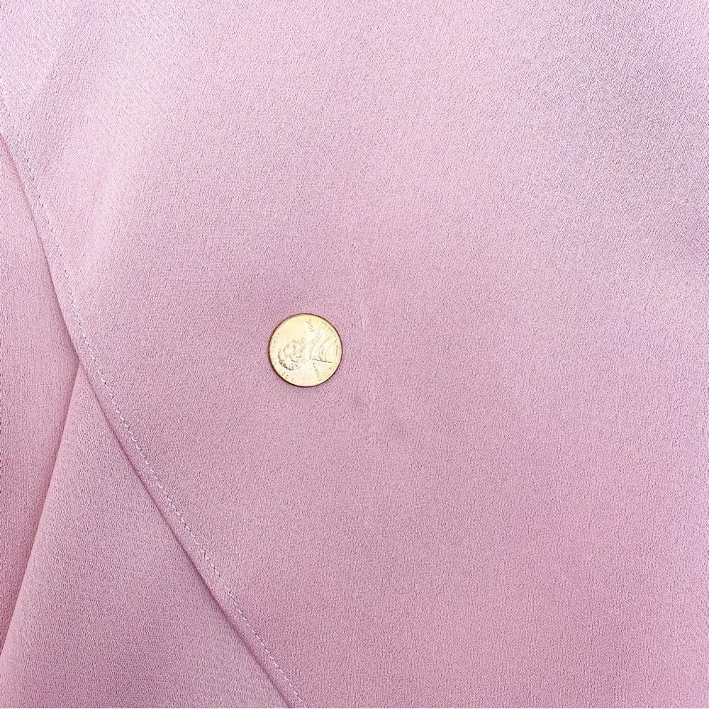 City Chic One Shoulder Sensual Satin Evening Tulip Hem Dress: Baby Blush Pink - Image 11