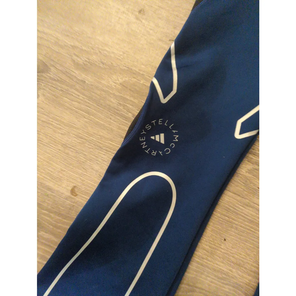 Adidas by Stella McCartney Knitmix Flare Leggings Size Small Blue - Image 5