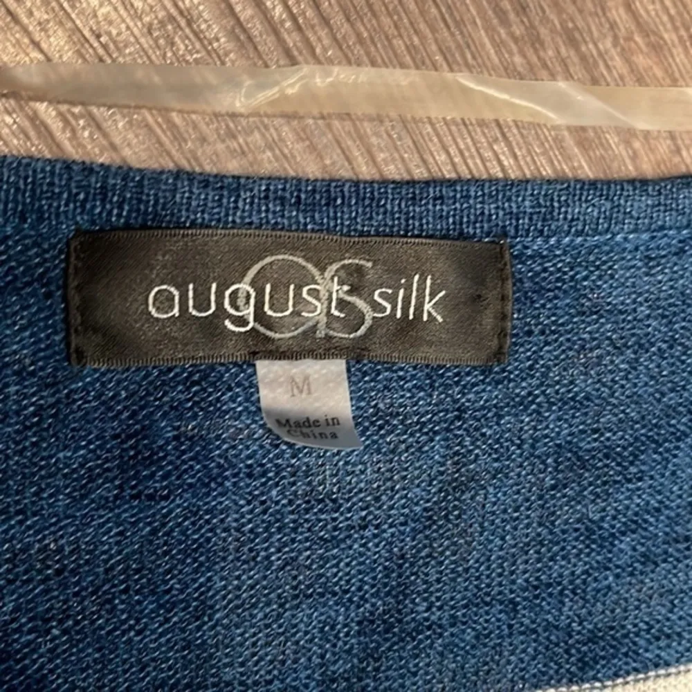 August Silk embroidered tassel summer sweater - Image 3