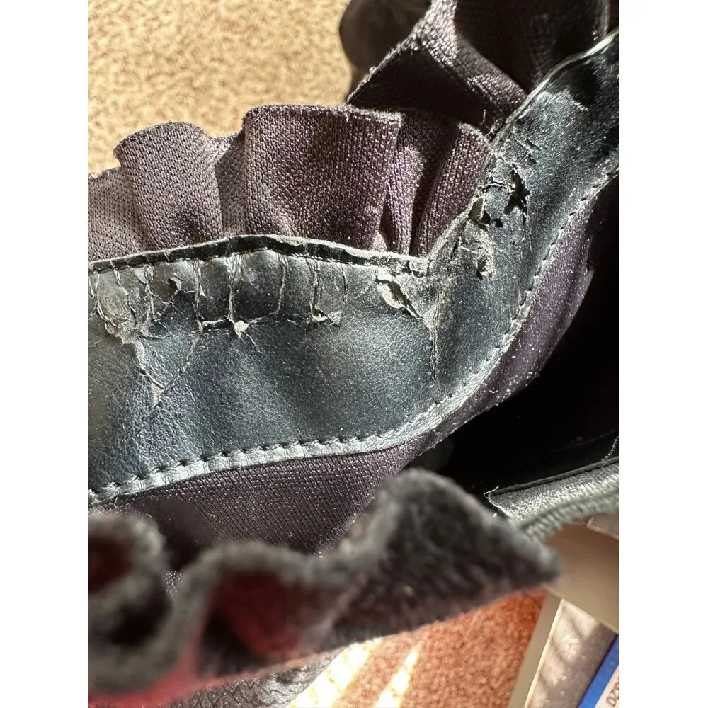 Impo Stretch Sofia Black Knee-High Heeled Boots Size 8M With Flaw Pointed Toe - Image 10