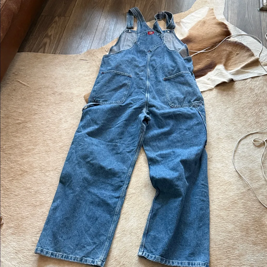 Dickies Classic Blue Denim overalls xl - Image 7