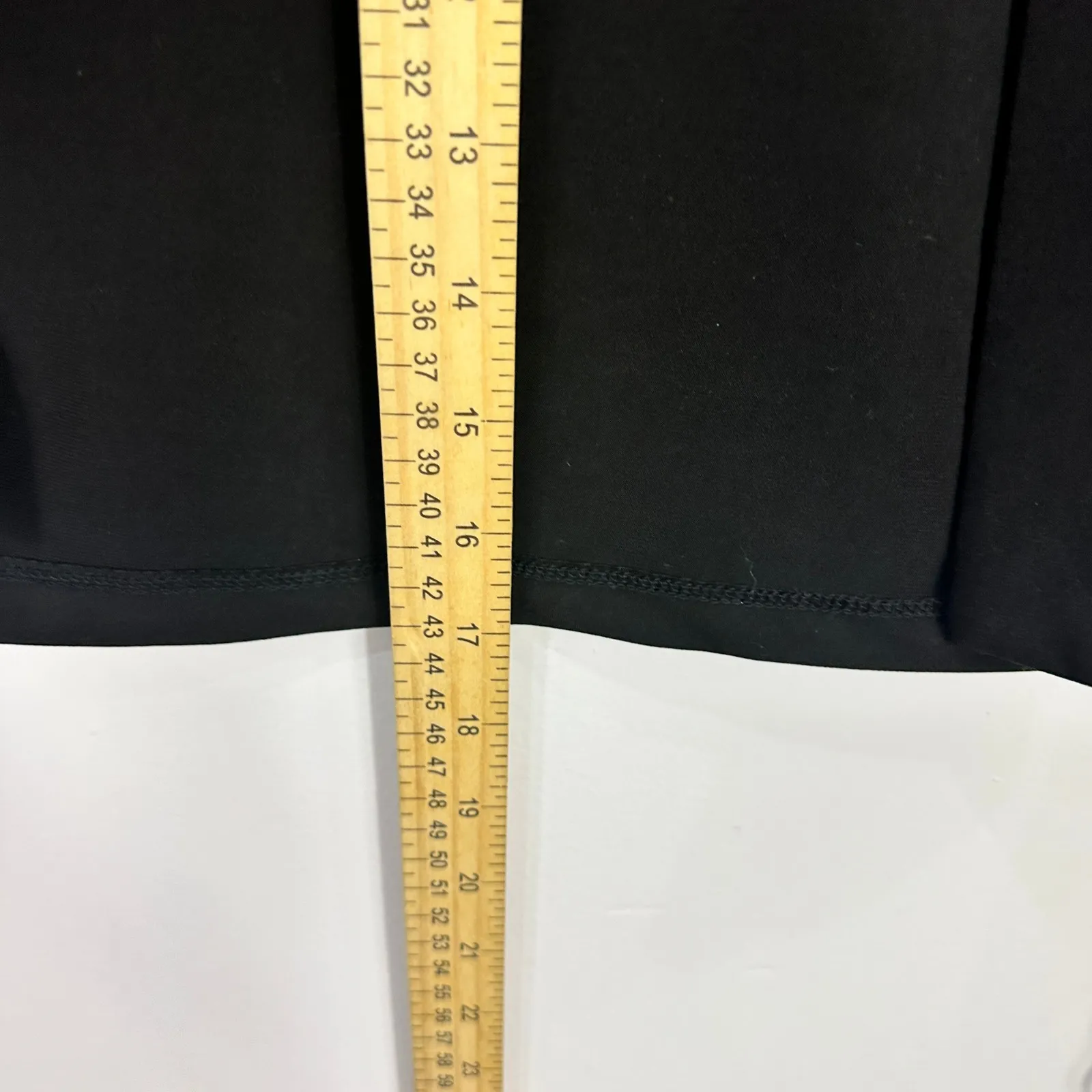 Calvin Klein Jacket Medium Black Minimalist Cropped Office Chic Modern Layer - Image 5