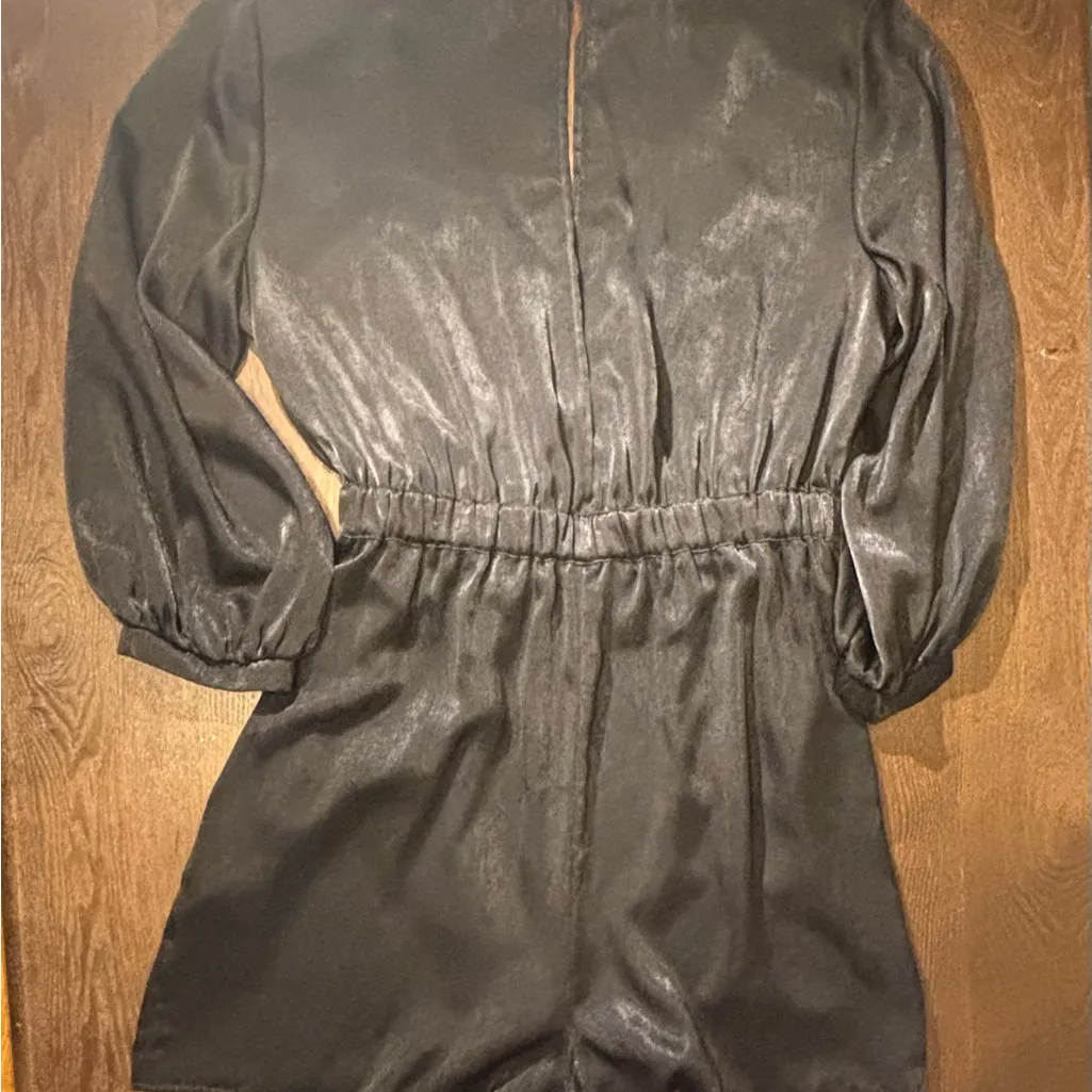 Elegant Black Wrap Dress - Image 4