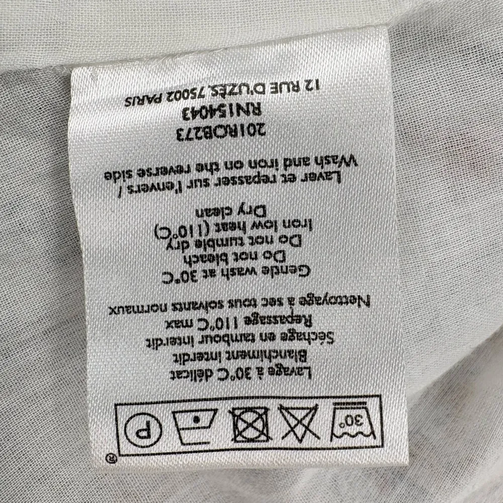 Sézane Bonnie Floral Tiered Maxi Dress | Sz 38 (US 6) | Botanic Garden White - Image 14