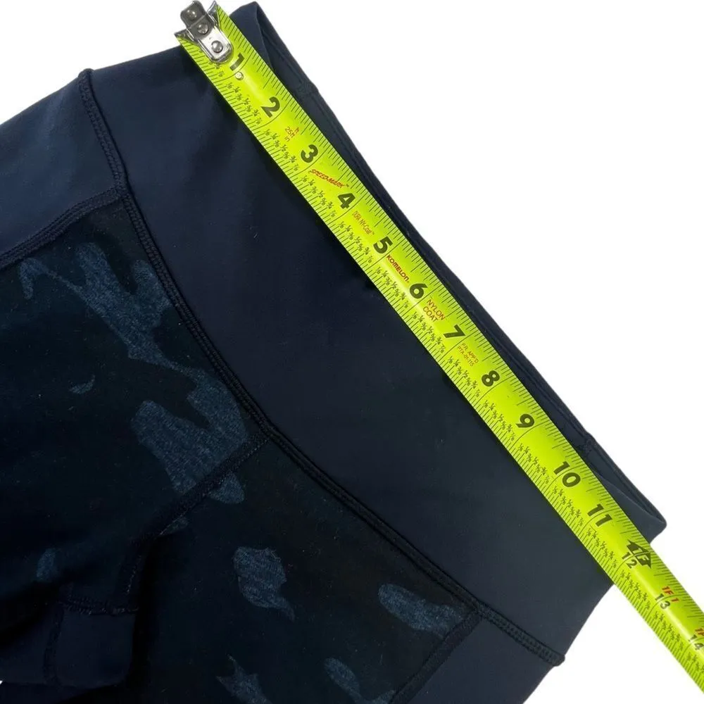 Lululemon Wunder Under Heathered Lotus Camo Oil Slick Blue Cropped Leggings - Image 6