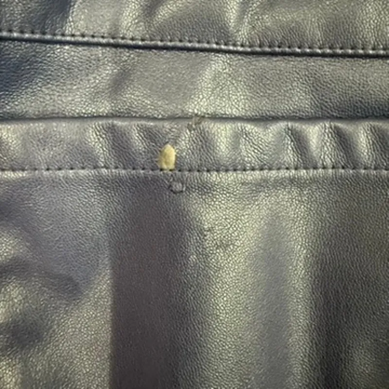 Ronny Kobo X RTR Blue Faux Leather Pants in Blue, Size US 2 - Image 8