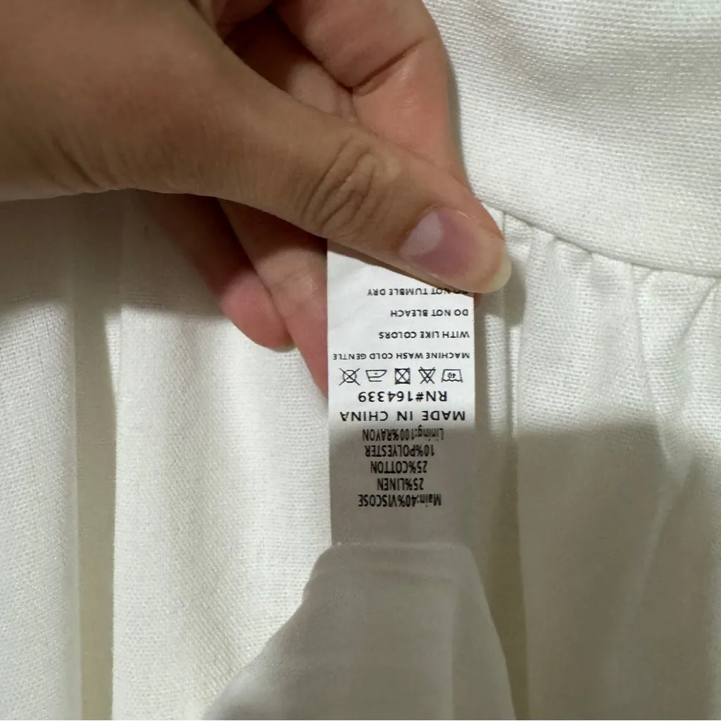 Petal & Pup Womens White Kinslee Midi Dress Romantic corset size M - Image 6