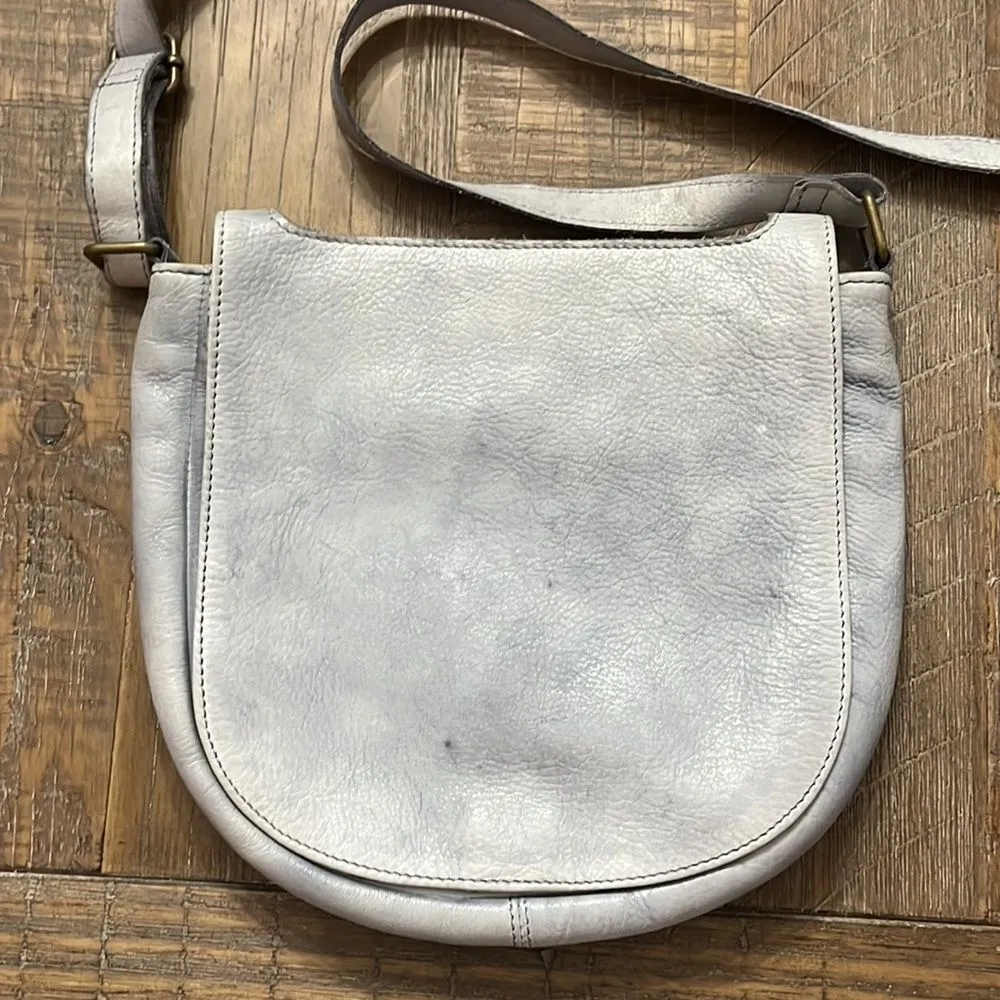 Latico Blue Leather Cross Body Bag - Image 5