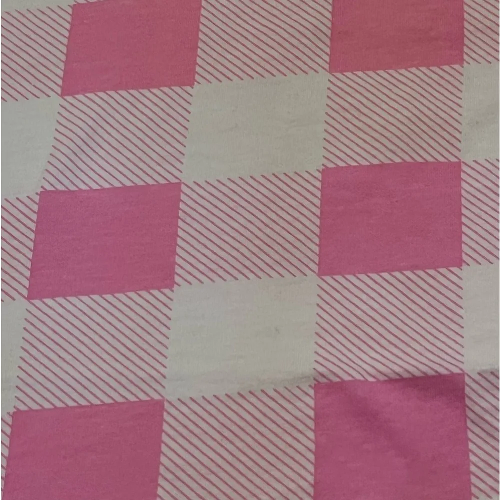 Women’s Pink Plaid Pajama Lounge Pants Sleepwear - Image 4