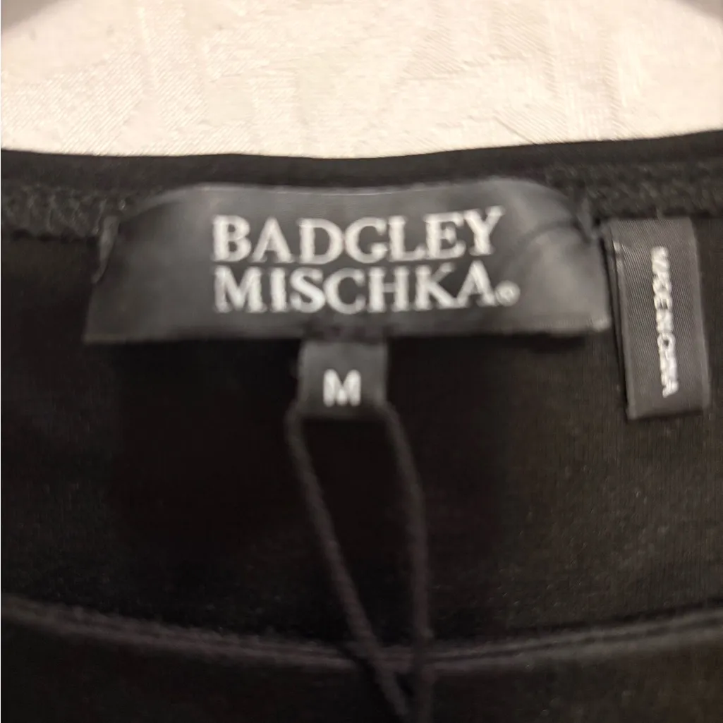 Badgley Mischka  Black Long Sleeve Top - Image 4