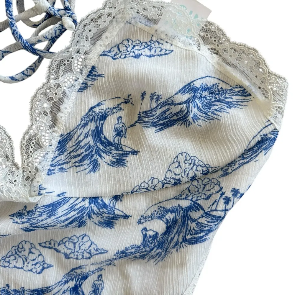 Frankie’s Bikinis NEW Breeze Lace Tank Surfer Dude - Image 4