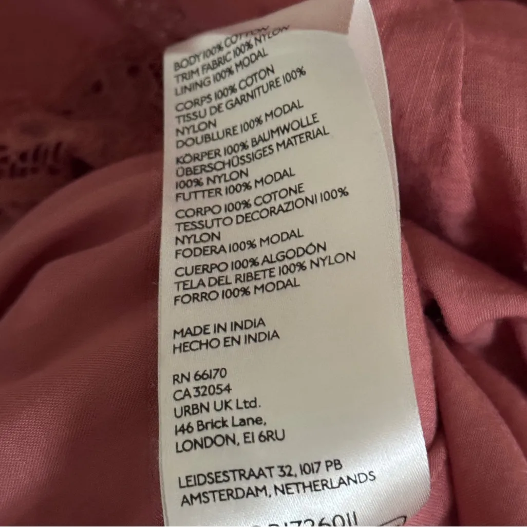 Anthropologie Lace Tunic Mini Dress Size Medium - Image 11