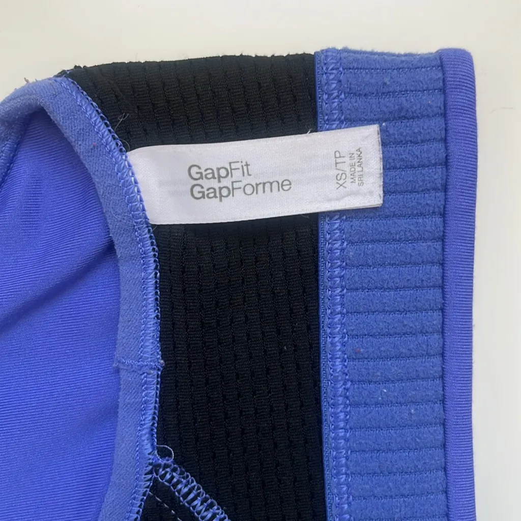 GapFit Racerback Sports Bra in Women's Extra Small XS Purple - Image 7