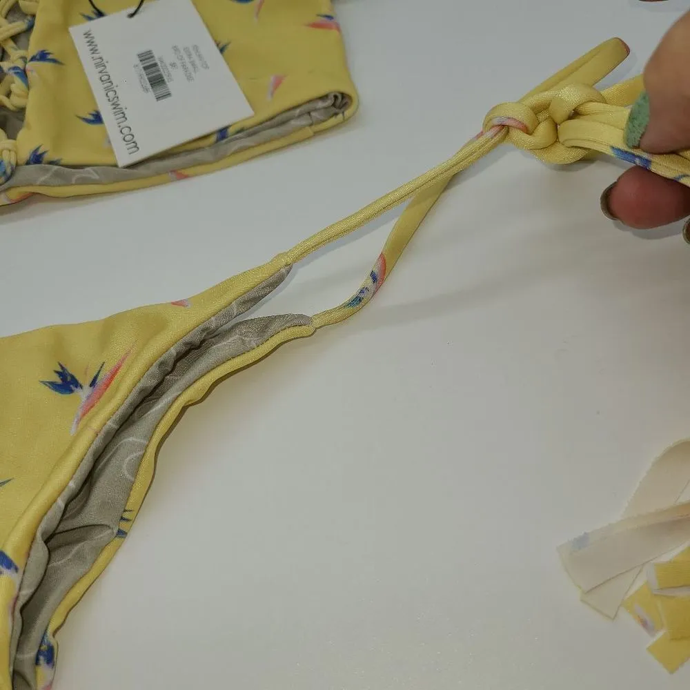 Nirvanic Swim Bikini Kaia Bottom in Bird of Paradise (XS) - Image 4