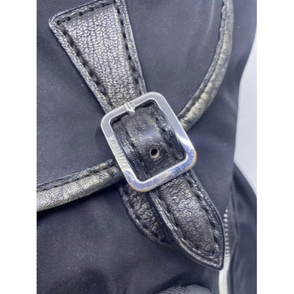 MZ Wallace  Cece Moto Black Nylon Backpack - Image 7