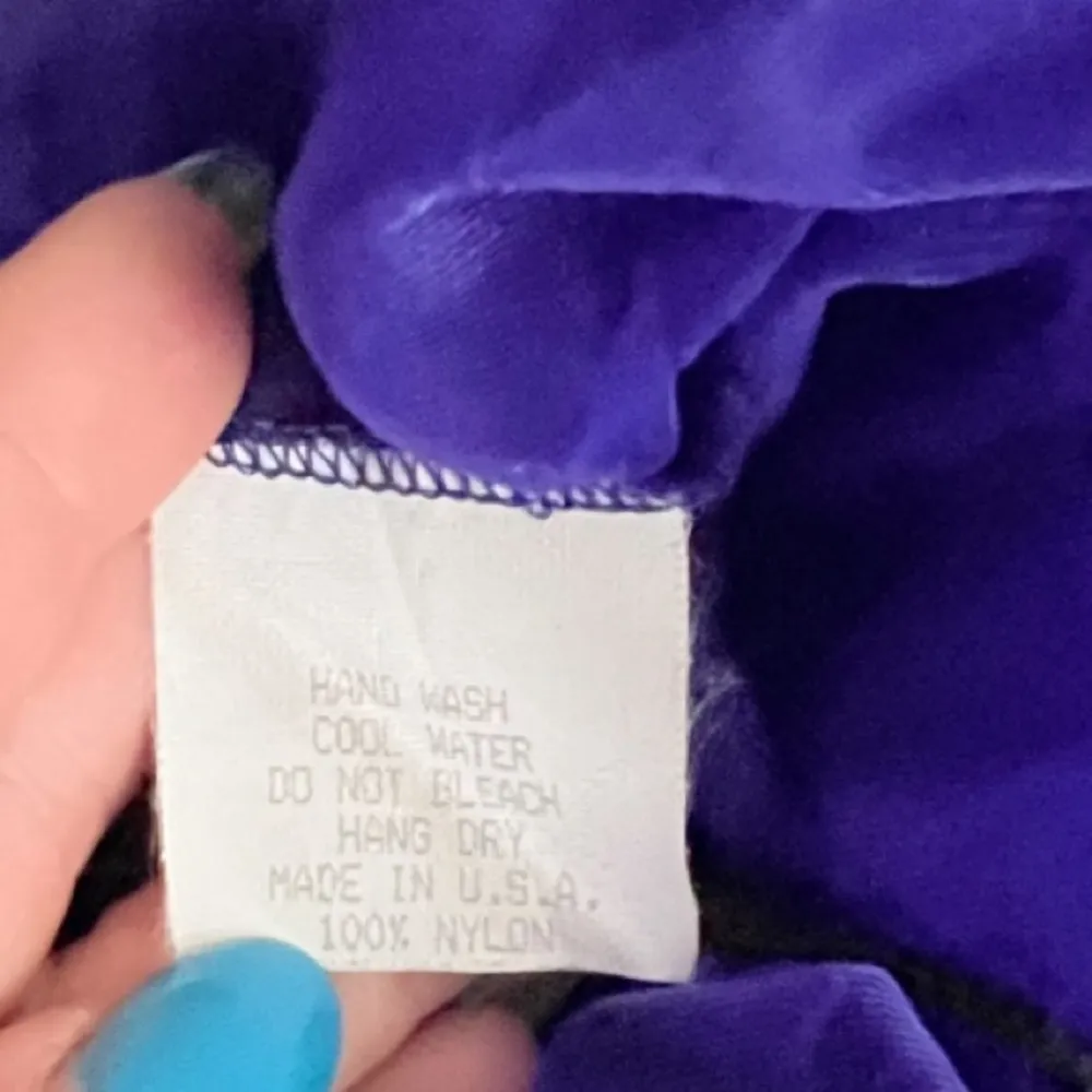 Vintage Sheer Negligee‎ Purple Size L - Image 4