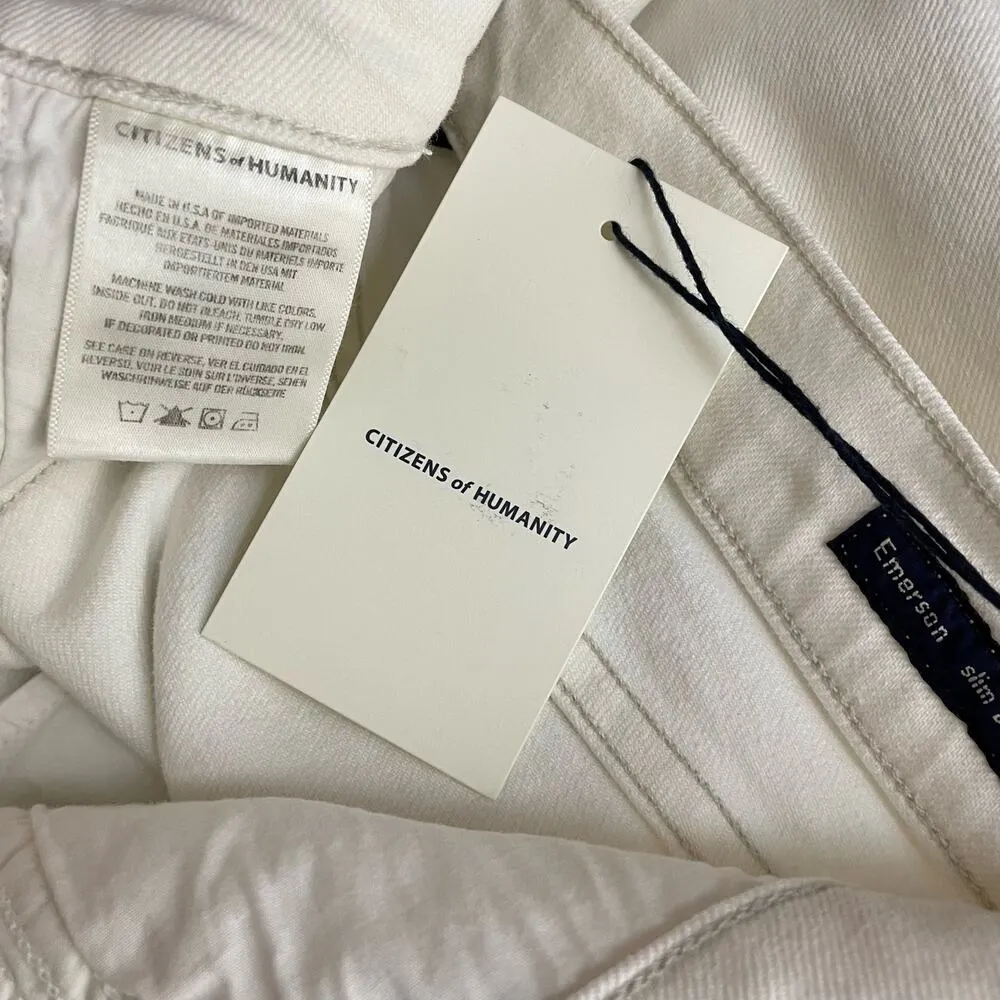 Emerson Slim Fit Boyfriend Distressed Jeans Stretch 27 New - Image 12