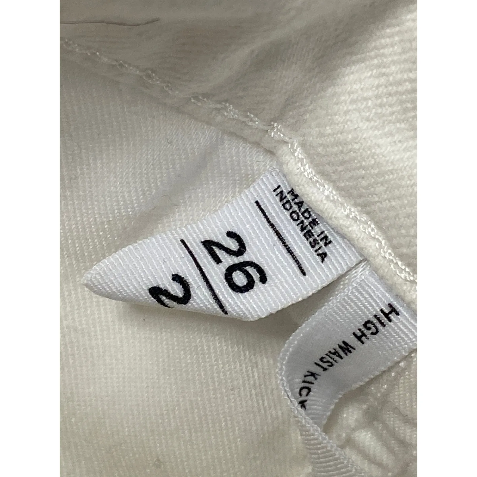 Ann Taylor LOFT Womens White High Rise Flare Bootcut Cropped Denim Jeans Size 26 - Image 5