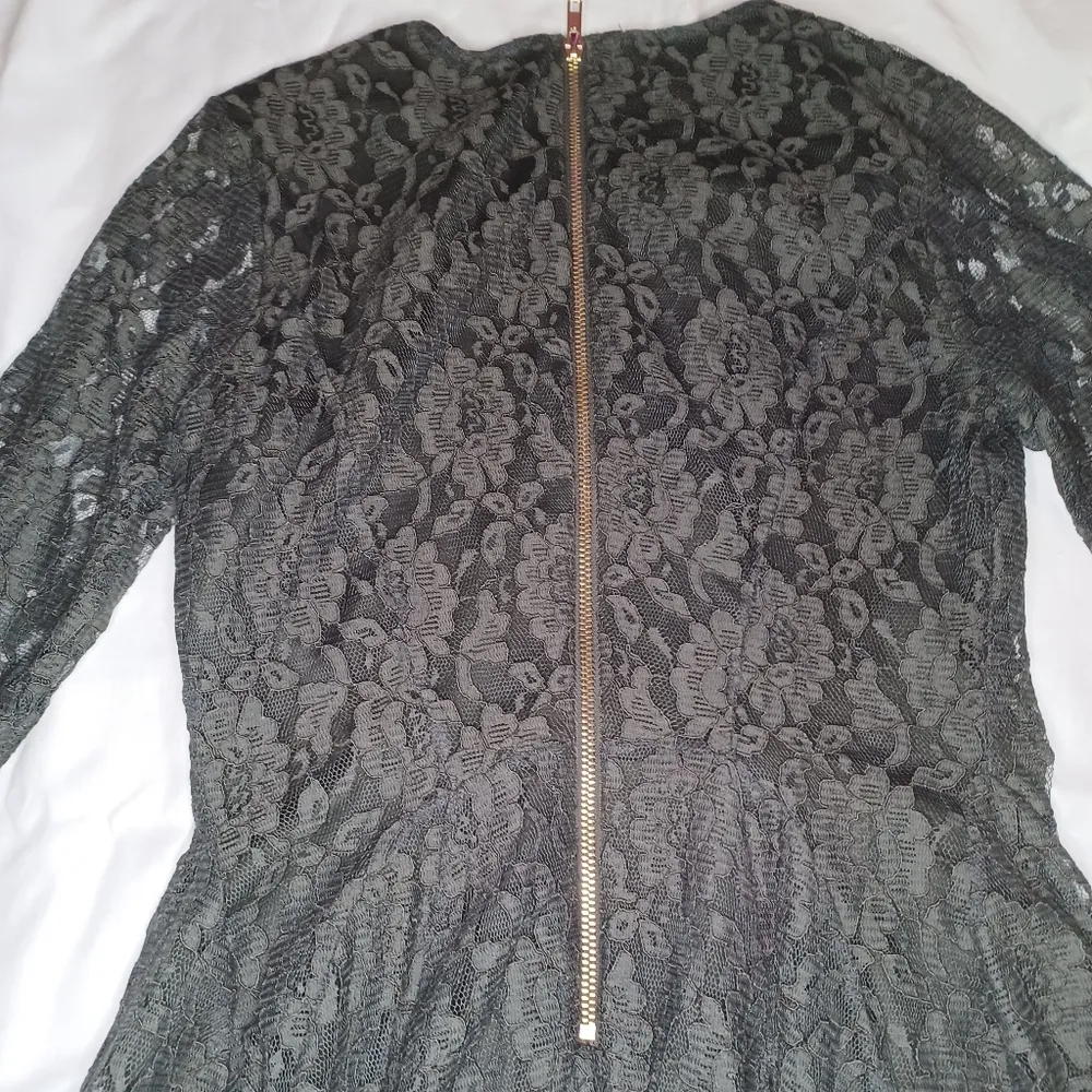 Altar'd state long sleeve black goth lace dress - Image 12