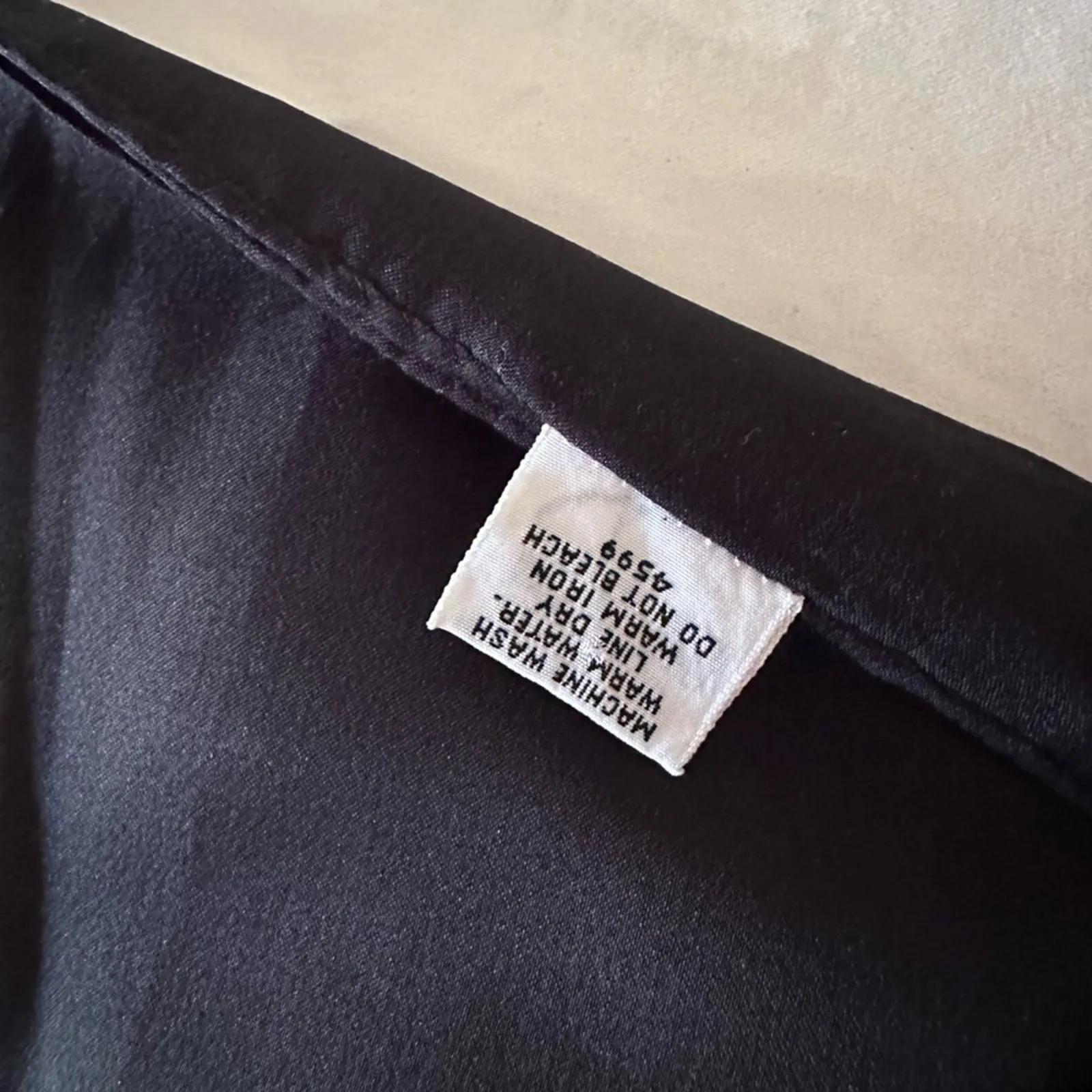 Semi-Sheer Black Square Scarf - Image 4