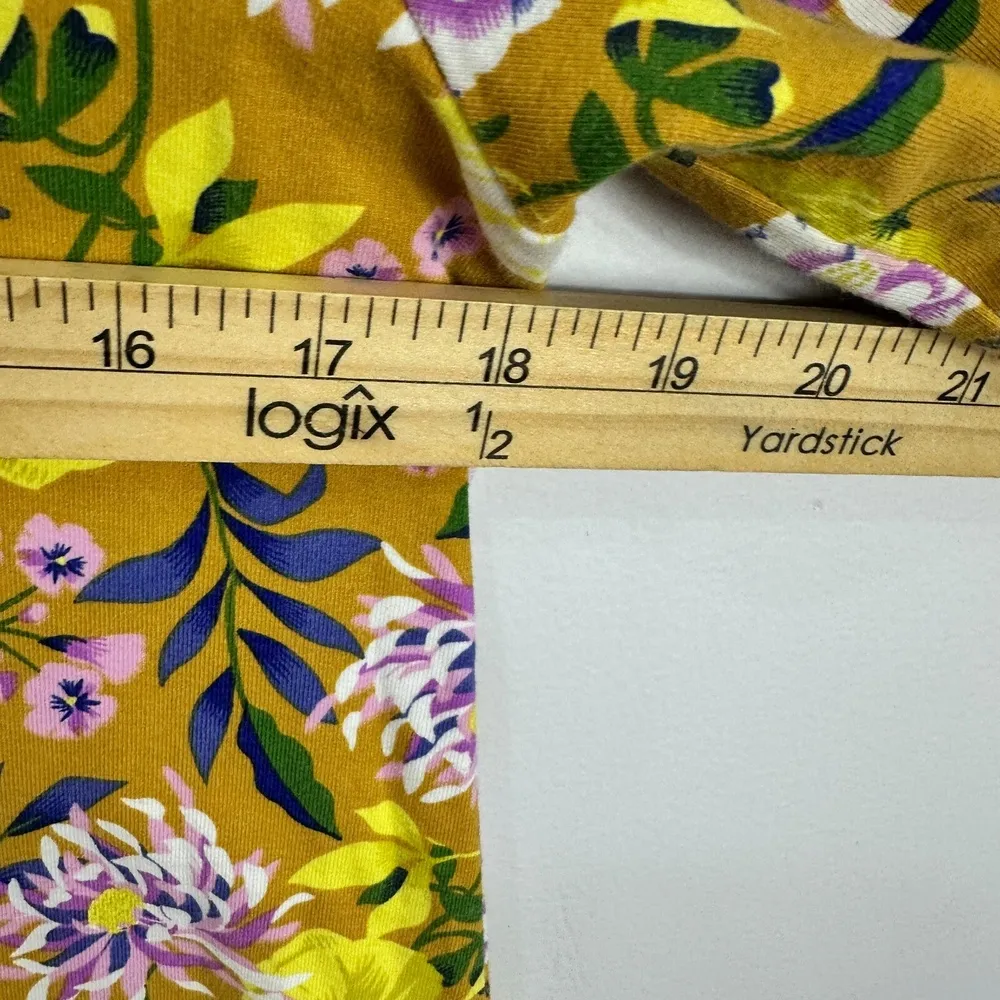 Isaac Mizrahi Live Top Women Small Floral Print Cottagecore Preppy Garden Party - Image 5